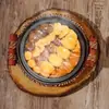 Base de Arroz para Olla de Barro Tejida, Olla de Barro Resistente a Altas Temperaturas, Cesta de Ratán, Olla de Hierro Anti-quemaduras, Base Aislante para Olla Seca, Cesta para Pizza