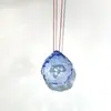 Bola de Iluminación de Cristal de 20 mm Cristal K9 Habitación Dormitorio Cortina de Cuentas para Puerta Accesorios Cortina de Puerta Colgante para Fiesta de Bodas