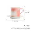 Juego de Dos Tazas de Café de Cerámica Estilo Dinastías Tang y Song con Aroma a Toronja y Jazmín para Té de la Tarde en Casa, Degustación de Té de Flores, Beber Té en la Oficina