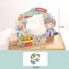 Caja de Dulces Navideños del Mismo Estilo que la Celebridad de Internet Caja de Empaque para Pastel de Fresa Caja para Pastel de Cumpleaños Caja de Postre con Forma de Dulce
