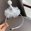 Estilo Coreano Lindo Sombrero Pequeño Corona de Bebé Diadema Infantil Recién Nacido Sencillo Sombrero para Fiesta de 100 Cumpleaños