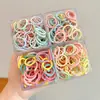 Mini Liga de Goma para Bebé para Niños No Daña el Cabello, Liga para el Cabello Pequeña para el Pulgar, Diadema Colorida de Alta Elasticidad para Niña