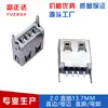 Enchufe USB 2.0AF enchufe recto 13.7mm enchufe recto vertical 180 grados pata recta pata doblada interfaz USB conector AF