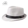 Chapéu de Linho Clássico para Praia para Homens e Mulheres, Chapéu de Proteção Solar para Exterior na Primavera e Verão, Chapéu Jazz para Meia-Idade e Idosos, Estilo Britânico
