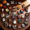 Parches de Halloween de PVC de goma blanda transfronterizos, accesorios de muñeca plana, decoraciones para llaveros, componentes de adorno para bricolaje