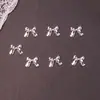 Acessórios Populares de Laço de Liga com Fita para Unhas 3D DIY Kit de Material para Brincos Acessórios Decorativos de Unha Vestíveis