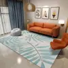 Nueva Alfombra de Piso Sala de Estar Dormitorio Lujo Ligero Alta Calidad Simple Cobertura Total Sofá Alfombra de Piso Grande Mesa de Café Limpiable Alfombra de Mesita de Noche