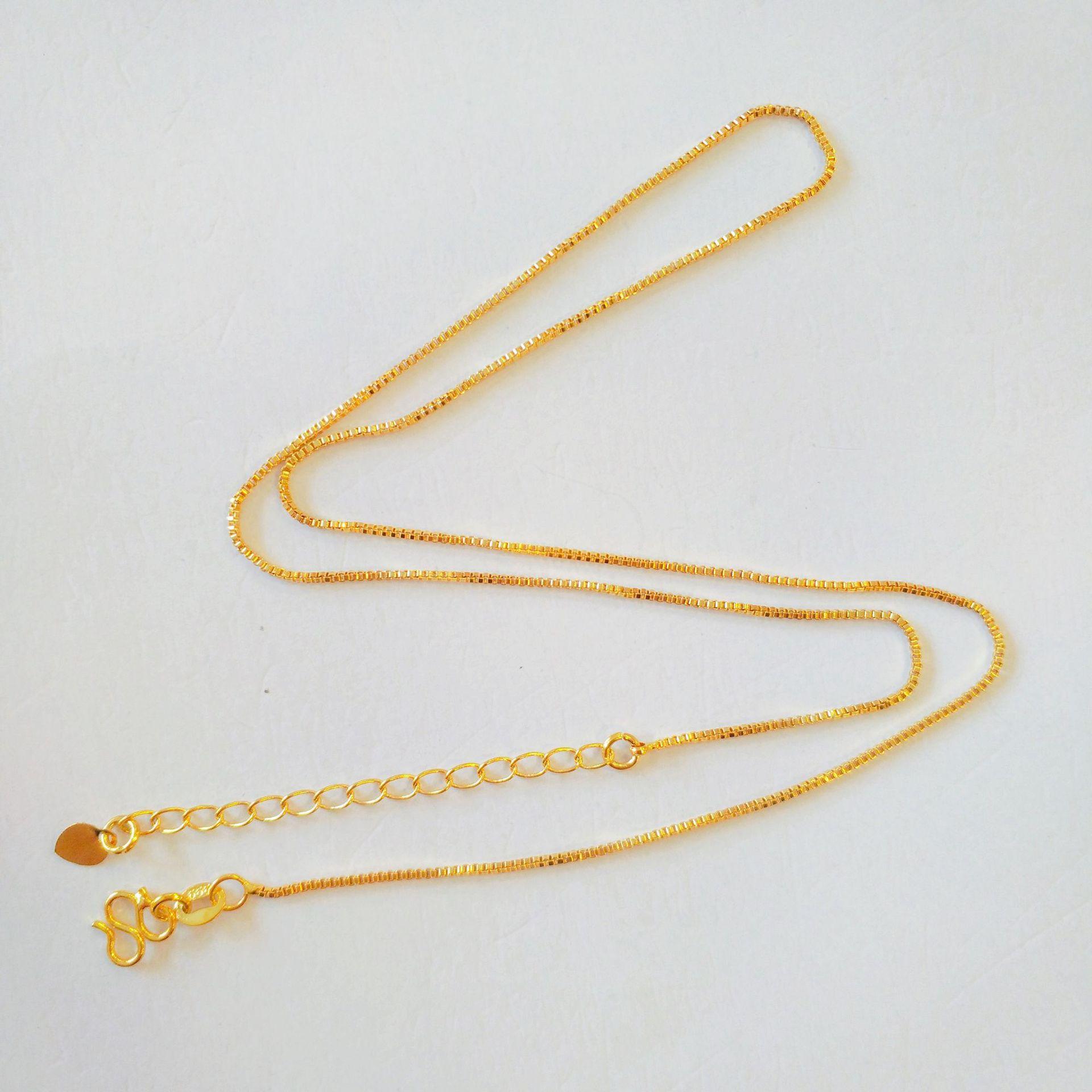 精品百搭盒子链（含尾链50cm）3.5