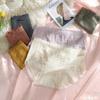 Roupa Íntima Feminina Plus Size 100kg Cintura Alta Abraça o Quadril Algodão no Gancho Calcinhas Tamanho Extra Grande Estilo Doce Japonês