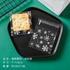 Bolsa de embalaje crujiente de copo de nieve autosellable galleta de arándano bolsa para galletas horneado independiente autoadhesiva fabricantes venta al por mayor