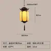 Lustre de abóbora antigo à prova d'água estilo chinês para área externa, pátio, corredor, pavilhão de palácio, passagem, corredor e iluminação de varanda
