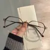 Óculos Retro Polígonos TR Novos Chiai Moldura Simples de Óculos Moda Coreana para Miopia