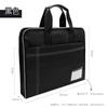 Bolsa de Lona de Gran Capacidad para Documentos A4 con Cremallera Impermeable Maletín para Negocios para Hombres y Mujeres Bolsa Portátil para Documentos Paquete de Información Promocional