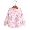 Casaco infantil novo para primavera e verão, 2-9 anos, roupa de carga para meninas, jaqueta fina impermeável da moda para crianças pequenas e médias