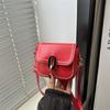 Bolsa pequena francesa de nicho feminina primavera e verão 2025, nova bolsa transversal Sense Mini de alta qualidade, bolsa vermelha explosiva para todos os gostos