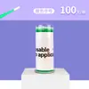 Bastoncillos de Algodón Nano para Corrección de Maquillaje, Aplicación de Maquillaje Ultra Fina, Eliminación de Pestañas, Palillos Limpiadores de Pestañas, Eliminación de Delineador de Ojos y Eliminación de Tatuajes
