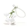 Amazon Transfronterizo Nuevo Flor Tejida Llavero Colgante Lindo Pequeño Fresco y Dulce Estilo Festivo Regalo de Amistad
