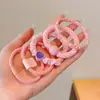 Elásticos Coloridos para Cabelo Infantil Que Não Danificam os Fios, Prendedores de Rabo de Cavalo Alto para Meninas, Elásticos de Alta Elasticidade, Acessórios de Cabelo para Menininhas