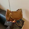 Bolso de axila tejido versátil de uso diario estilo coreano, modelo nuevo 2026 con sensación de alta gama, bolso de un solo hombro cruzado
