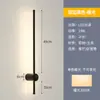 Lámpara de pared lineal minimalista transfronteriza, luz lineal moderna para mesita de noche y escalera, lámpara de pared para pasillo, lámpara de mesita de noche de lujo ligero