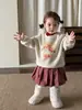 Ropa Infantil para Niñas, Falda Plisada Engrosada de Invierno, Falda Media de Lana, Mameluco Falda para Bebé Niña