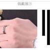 Anillo de Acero de Titanio para Hombre con Patrón de Dragón Personalizado, Estilo Coreano Moderno, Joyería Minimalista de Moda Estilo Ins