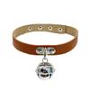 Collar con colgante de campana estilo punk transfronterizo europeo y americano, collar de discoteca rock, collar de cadena de clavícula, gargantilla, correa para el cuello para mujer