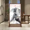 Divisória de Tela Chinesa Sala de Estar Bloqueio Pêssego Estudo Hall de Entrada Entrada Tela Hotel Restaurante Sala de Chá Escritório Tela de Chão