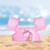 Trajes de baño personalizados al por mayor para juegos acuáticos infantiles, chalecos salvavidas de PVC de dibujos animados, manguitos flotadores, prendas de flotación, flotadores de brazo, equipo de natación