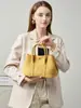 Design de Nicho Nova Bolsa Transversal de Couro Genuíno Transfronteiriça para Mulheres Couro Bovino de Camada Superior Premium Mini Portátil Bolsa de Jardim