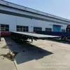 En Venta 12.9m Plataforma Baja para Contenedores de Puente Carga 60t Remolque de Tractor Plataforma de Contenedor Cabina de Remolque Cubeta