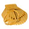 Anillo de acero de titanio con textura suave, estilo retro, de moda transfronteriza francesa, resistente a la decoloración, para niñas, con hardware para el dedo, anillo de cola