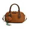 Bolsa Quadrada Pequena Retrô Casual de Mão para Mulheres Nova Moda 2024 Versátil Bolsa de Ombro Textura Fosca Simples Bolsa Transversal