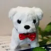 Cachorro de Brinquedo Elétrico Pelúcia para Crianças, Corgi Ursinho Realista que Anda e Late, Adequado para 1-3 Anos, Brinquedo Transfronteiriço