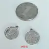 Cabeça de Beleza Vintage Moeda de Ouro Pequeno Pingente DIY Brinco Pulseira Colar Artesanal Material Joias Atacado