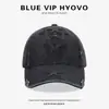 Gorra de béisbol de mezclilla lavada de estilo coreano, nicho, para mujer, verano, circunferencia de cabeza grande, adelgazante de rostro, gorra de visera para proteger del sol, nuevo modelo 2026