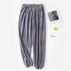 Pijama de Vellón Coral para Mujer Invierno Grueso Ropa Exterior Lindo Franela Ropa para el Hogar Traje Cárdigan Largo Holgado a la Moda