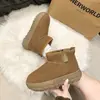 Botas de Nieve con Suela Gruesa para Mujer, Gamuza, Nuevas Botas Cortas Retro Invierno 2026, Zapatos Casuales Versátiles de Moda, Modernos