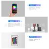 Controlador inteligente wifi RGBW de 24 teclas controlador de três modos wifi bluetooth 2.4G controle de voz por voz alexa