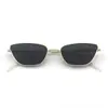 Nuevas Gafas de Sol Metálicas de Montura Cuadrada Pequeña Espejo Retro Moda para Cara Pequeña Gafas de Sol con Protección UV