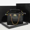 Estilo Europeo y Americano Bolso para Suegra Pequeño Rombo Fragante Cadena Retro Color de Paseo Combinación de Colores Azul Verdura Bolso de Hombro Individual Estilo Nuevo