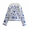 Moda europea y americana al por mayor europea y americana 2021 oferta estilo nacional top bordado abrigo de camisa para mujer YY5-41714