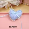Nuevo Estilo Pinza para el Cabello de Estrellas de Cinco Puntas a Cuadros con Cinta, Pinza de Pico de Pato con Temperamento Dulce y Femenino, Pinza Linda de Dibujos Animados para Flequillo de Niños