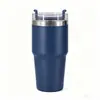 Taza de coche para coche con pulverización de 20 oz de Amazon transfronteriza, taza de agua fría de gran capacidad, aislamiento al vacío para coche de acero inoxidable 304