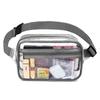 Riñonera Transparente de PVC de Venta Caliente Transfronteriza Correa de Hombro Ajustable Bolso Bandolera Bolso Deportivo Impermeable para Hombre Logotipo Imprimible