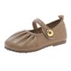 Zapatos para Niña Verano Princesa Zapatos de Piel 2025 Nueva Primavera y Otoño Estilo Pequeño Fragante Niñas Pequeñas Suela Suave Zapatos Bebé Doudou