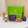 Set Exclusivo Transfronterizo de Matcha Set de 7 Piezas Tazón Japonés de Matcha con Pico, Set de Té de 100 Púas, Caja de Color Cerámica Estilo Ins