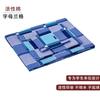 Estudiante Algodón Puro Dormitorio Tres Piezas Cama Individual Azul y Blanco a Cuadros Sábanas Funda de Edredón Dormitorio Escolar Litera Funda de Edredón Azul