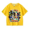 Ropa de mercancía del nuevo juego Animal Hospital, camisetas de manga corta para niños, tops de manga media, modernos