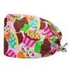Gorra de Trabajo Transpirable de Algodón Puro, Gorro Médico tipo Cúpula, Gorro Quirúrgico, Gorra sin Visera, Turbante